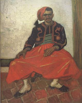 Vincent Van Gogh The Seated Zouave (nn04) Spain oil painting art